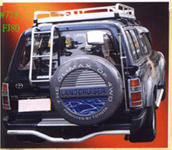 Тюнинг TOYOTA LAND CRUISER 80 подножка задняя